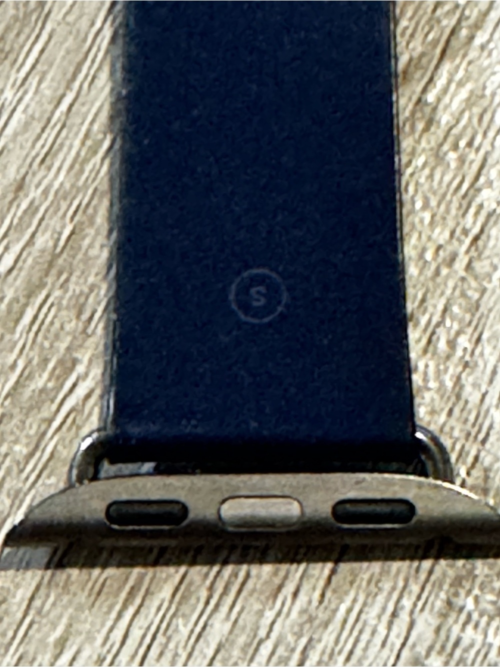 42mm Navy Blue Modern Buckle - Small - Picture 3 of 3